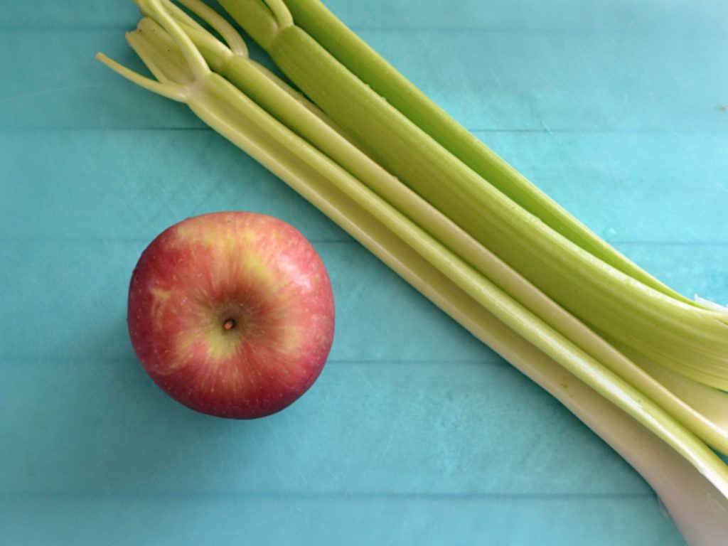 apple and celery